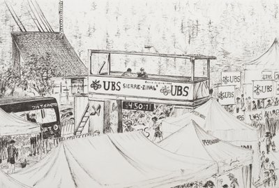 Sierre to Zinal Mountain Race, The Finish 2012 by Vincent Alexander Booth
